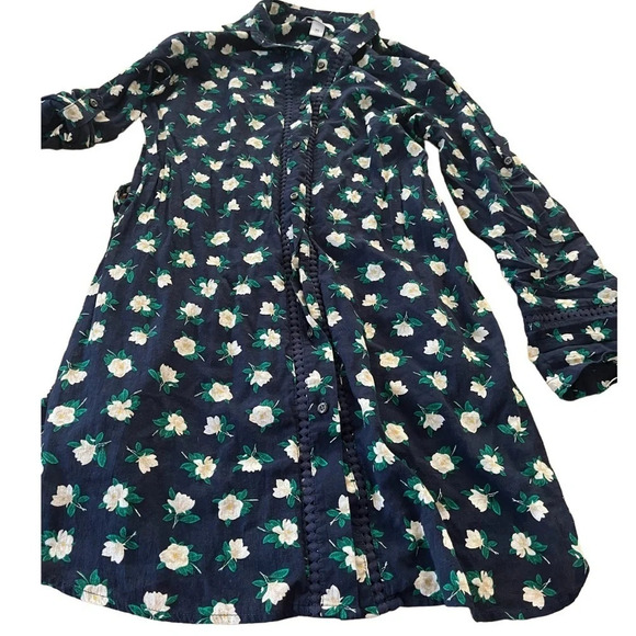 Draper James + Land’s End full button front mini dress, size XS (2-4). - Picture 2 of 8